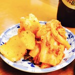 新楽井 - キムチ（白菜＆大根）辛味も酸味も控え目です!!