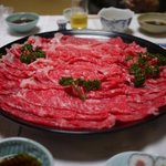 ガーデンホテルはやし - しゃぶしゃぶの肉