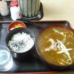 Soba Saku - カレー南蛮そばセット 500円