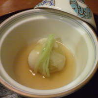 日本料理　北乃路 - 会席☆温物（百合根饅頭）