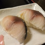 Bicchuu Teuchi Udon Oonishi - 鯖寿司 2016年12月