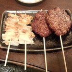 Shibaura Honke - ナンコツ、秘伝肉玉（６００円）