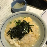 Gempin Namba Fugu Unagi Kani Ryouri - シメの雑炊～♪