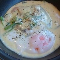 銀座　神籬 - 手こね煮込みハンバーグ 近景