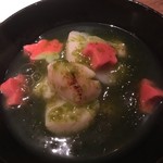 シャンパン&醤油バー フルートフルート - ホタテと小蕪