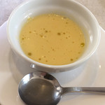 サラマンジェ・ヒロ - ランチセットのコーンスープ