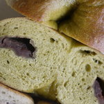 白楽ベーグル - 抹茶あずき