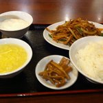 龍華飯店 溝ノ口店 - ザーサイと豚肉の細切り炒め・・・７８０円