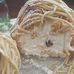 ピエールプレシュウズ - 【2016.12】モンブラン・ブリュレ(断面)