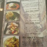 ピエールプレシュウズ - 【2016.12】メニュー