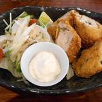 手打ち蕎麦 仙太郎 - 北海道仙鳳跡産プリプリ牡蠣フライとお蕎麦