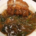 CoCo壱番屋 - パリパリチキン
トッピングはほうれん草チーズ
３辛