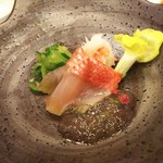 食べるお宿 浜の湯 - 金目鯛橙ジュレ