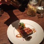 シャンパン&醤油バー フルートフルート - ★パテカンにはスイーツ用の甘い醤油をかけますよ～