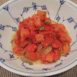 リストランテ ロアジ - 1皿目　フルーツトマトの冷製カッペリーニ