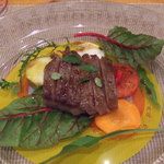 リストランテ ロアジ - 6皿目　松阪牛のステーキ