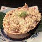 紀文寿司 - カニとカニ味噌ごはん