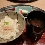 あらや滔々庵 - 蟹の炊き込み
