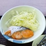 アンバー - 朝定食（鮭・アップ）