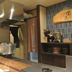 日本料理 潤花 - ２０１６年１２月２８日カウンターから