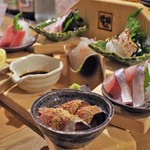 福岡 炉端もん - 刺身盛り合わせ