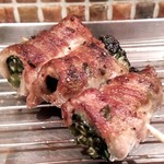 新小屋 - 「季節野菜の豚バラ巻」安定のおいしさ