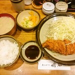 ひれかつ定食