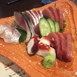 旬菜酒庵　源樹 - 刺身たち