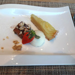 ラ・ソラシド フードリレーションレストラン - 本日のデザートです