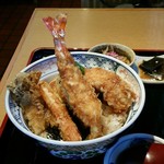 丸屋 - 天丼セットの天丼