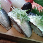 鮨処四季 - いわし寿司（4貫）