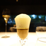 レフェルヴェソンス - 2016/12_セップ茸、かわはぎ、九条葱のムース