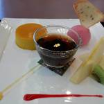 蕎彩庵 - デザートプレート(2016・12)