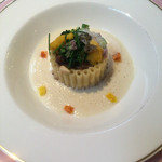 モナリザ 恵比寿店 - 牛テール煮込みとカリフラワーのシャルロット