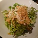 牡蠣天丼に付属のサラダ