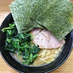 巓 - ラーメン並+のり・ほうれん草増し