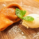 トラットリア・アルモ - 栗のクレープ