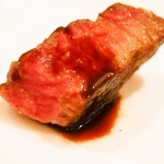 トラットリア・アルモ - 熊本産 黒毛和牛の熟成肉「クリ」の炭火焼き