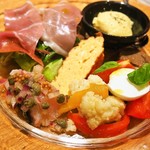 トラットリア・アルモ - 前菜盛り合わせ