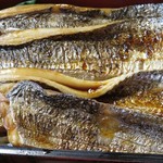 土田畑名人 福造ダイニング - 太刀魚の重箱。
自分には、かなり濃い味付けで、食べるのがキツかったです。