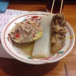 かに面　コンニャク
          ギュウスジ