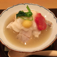 料理 澤 - クエ、蕪蒸し