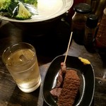 蜂の家 - ハイボール・厚揚げ・牛スジをいただきました！