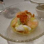 海の幸と野菜のマリネ