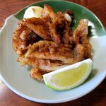 お食事処 やちよ - いかげそ唐揚げ！(2016,12/24)
