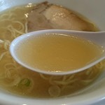 らーめん龍の涙 - 鶏精湯スープ+白醤油＝我が家の団欒(笑)