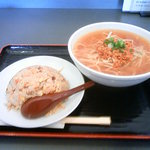 櫻蘭 - 坦々麺+炒飯850円