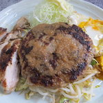 Yoshida Okonomiyaki - ハンバーグとチキン定食８３０円
