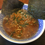 拉麺厨房 北斗   - スタミナラーメン海苔トッピング