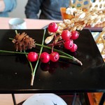 札幌 なだ万雅殿 - 飾りも素敵です(2016年10月)。